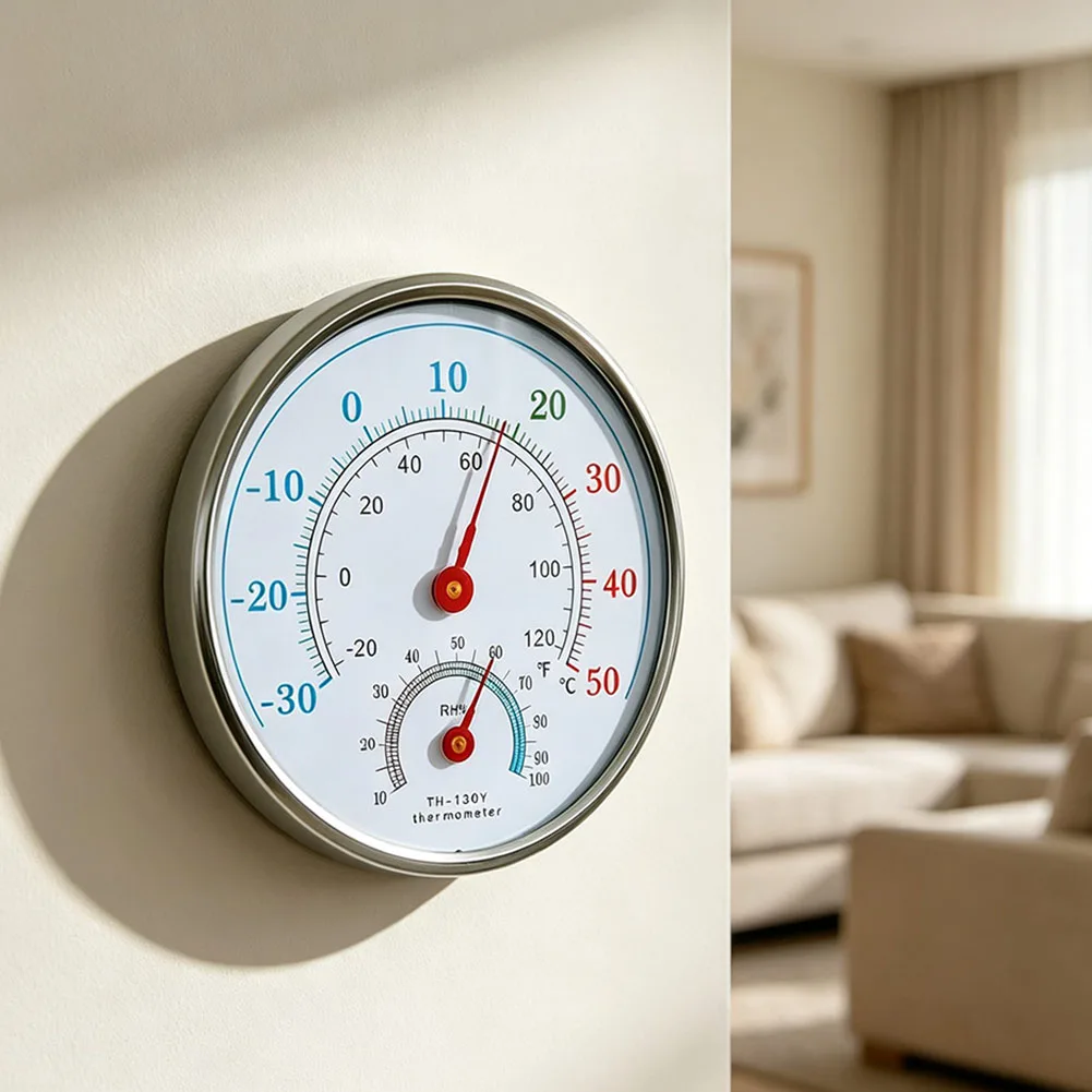 Indoor Pointer Thermometer Home for fahrenheit for celsius Dry And Wet Thermometer -20-50 (℃) 20%RH-100%RH Monitor Indoor
