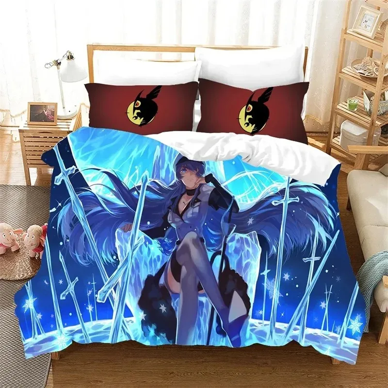 

Anime Akame ga KILL Bedding Set,Duvet Cover Comforter Bed Set Quilt Cover Pillowcase,King Queen Twin Size Boys Girls Adultse