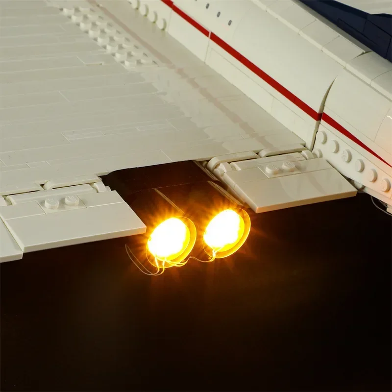 Technic-Juego de iluminación para avión, 10318, creador de Francia, helicóptero, no incluye bloques de construcción (solo luz Led)