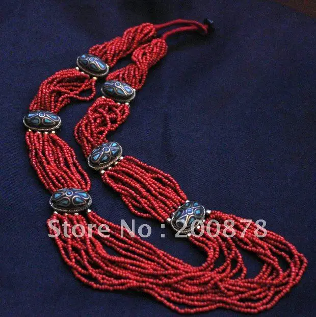 Tibetan Ethnic Necklace BOHO fashion Long Wrapped Necklaces