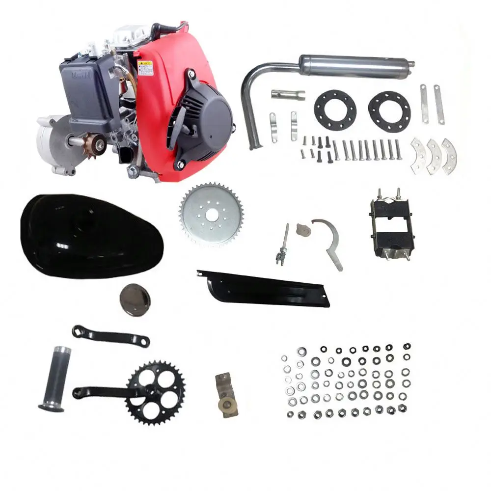 Kit de motor de bicicleta de 4 tempos, 49cc, alimentado a gás, para motos, desconto por tempo limitado, grau industrial, durável