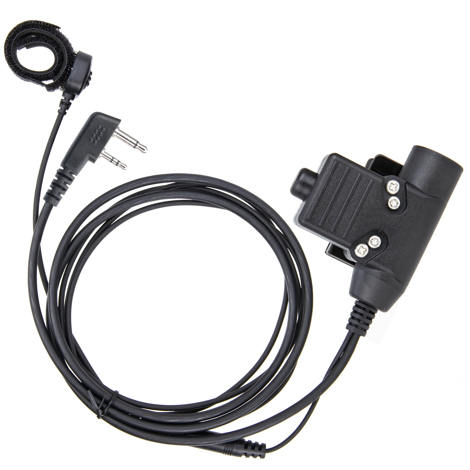 High Strength U94 PTT  Finger Microphone Adapter for ICOM IC-V8 V80 V82 radio walkie talkie