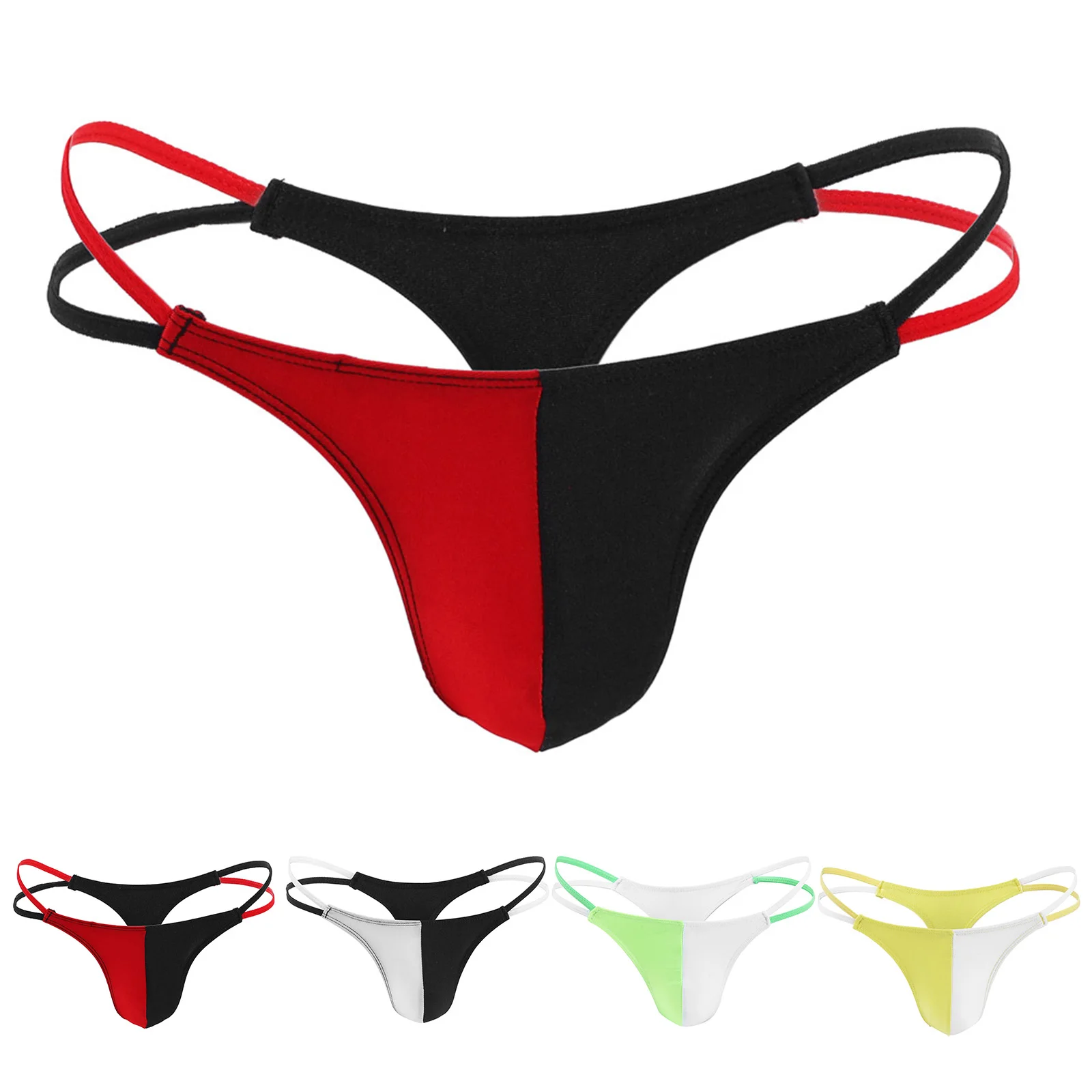 남성 셔츠 심플한 개성 패션 캐주얼 섹시 미니 끈 팬티 나일론 스판덱스 피부 친화적 남성 셔츠