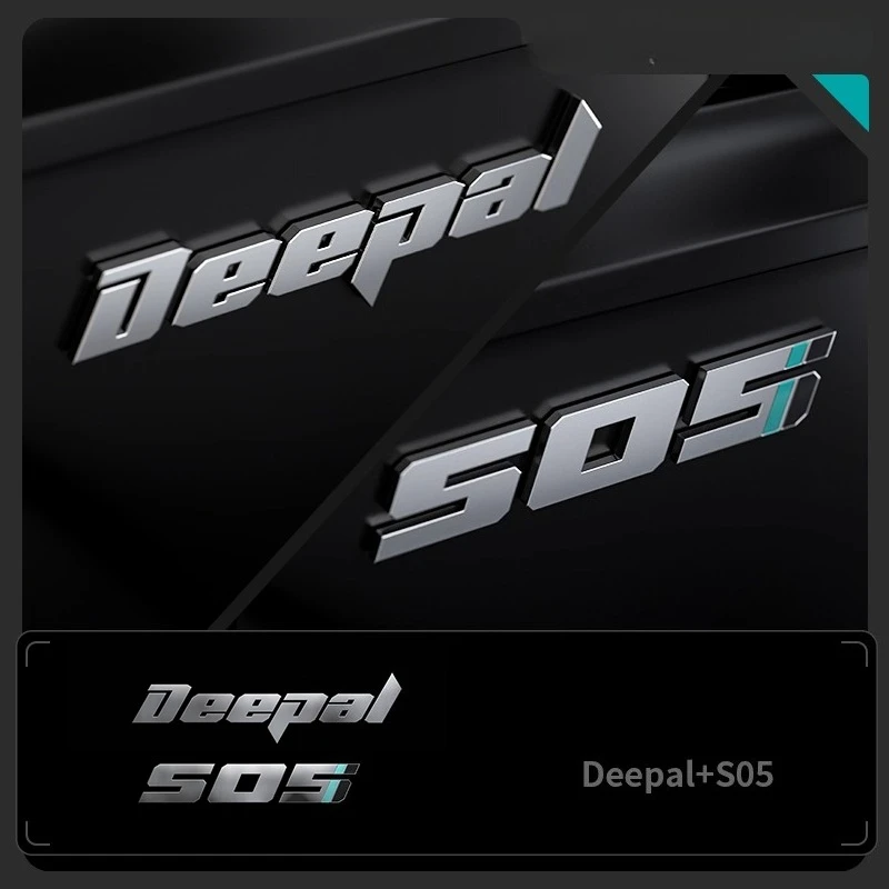 For Deepa S07/S05/L07 Personalized car Emblems lettering rear badge sticker modified parts blackened badge
