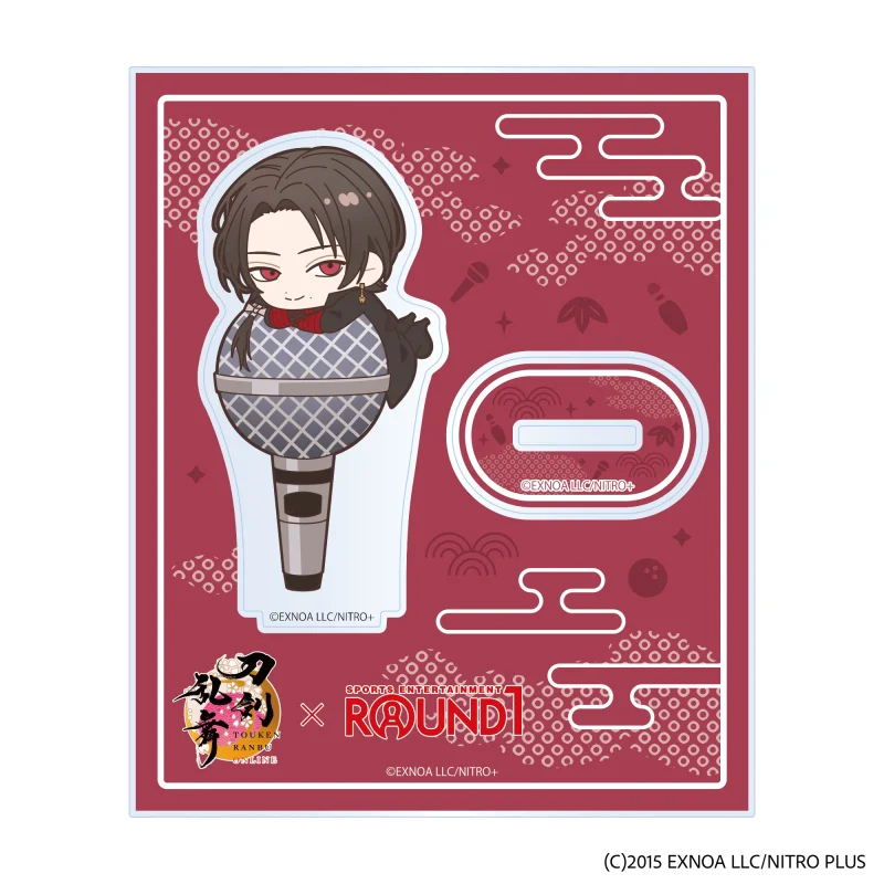 Anime Touken Ranbu ONLINE Mikazuki Munechika Q-Style Acrylic Figure Stand Model Plate Keychains Desk Decor