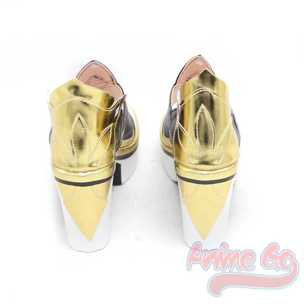 Game Genshin Impact Shenhe Cosplay Shoes Women High Heels C00934