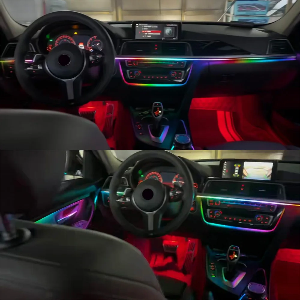 Fit For Bmw 3 series F30 F35 F31 GT / 4 Series 2014-2019 F32 F33 F34 F36 New Ambient Light Decorative Atmosphere Light 11 color