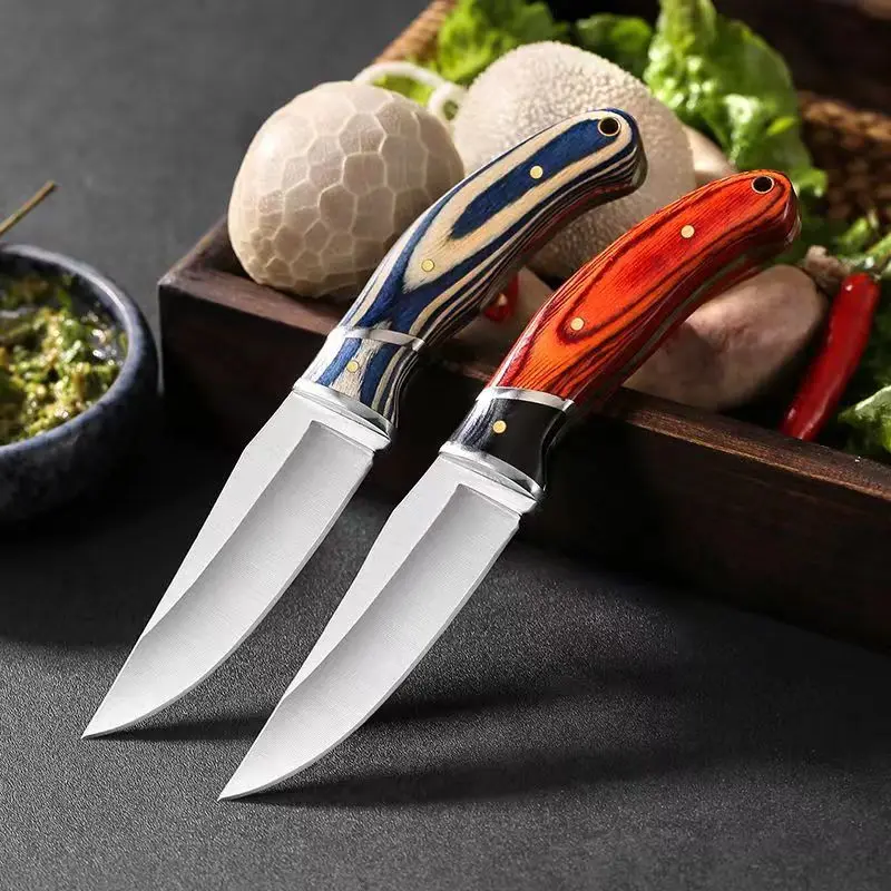 Multi-Purpose Fruit Knife with Stainless Steel Blade - Perfect for Home Kitchen, BBQ,Portable and Affordable Kitchen Gadget