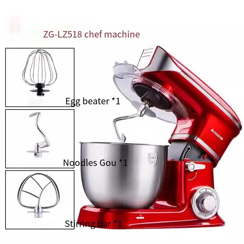 220V   Desktop beater, electric household chef machine and flour mixer, creamer, fresh milk cover, and commercial mixer.