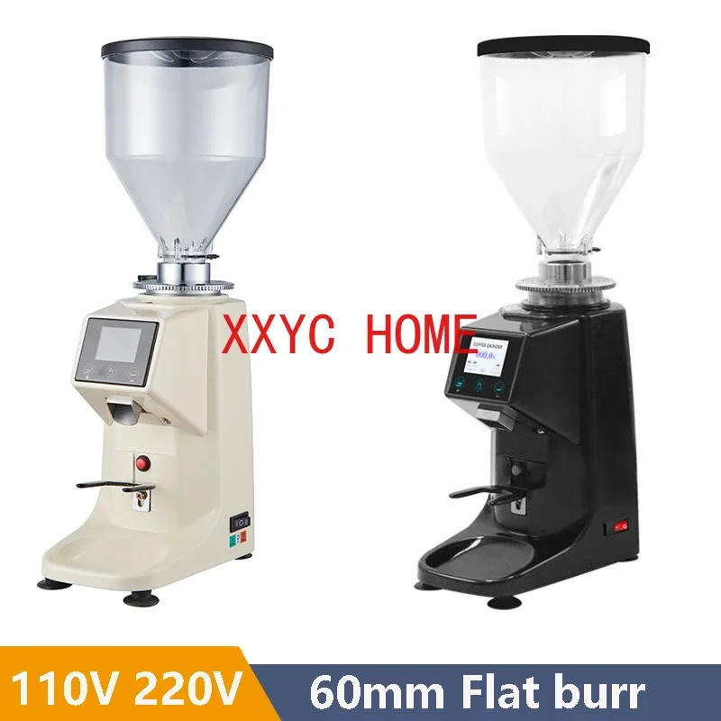 110V 220V Professional Espresso Coffee Grinder Bean Machine Electric Flat Blade Coffee Mill Bean Grinder