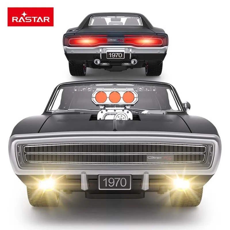 RASTAR 1/16 Dodge Charger R/T 1970 RC Car Toys Radio Remote Control Car Muscle Vehicle Model Toys Gift for Kid Adults Collection