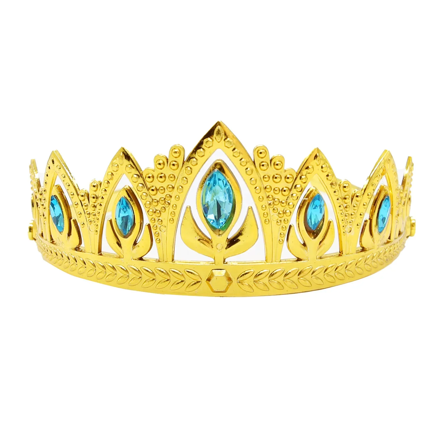 Princess Girls  Anna Tiara Headband Royal Crown for Kids Elsa Gold Crown Baby King Queen Crown Costume Accessory Party Favors