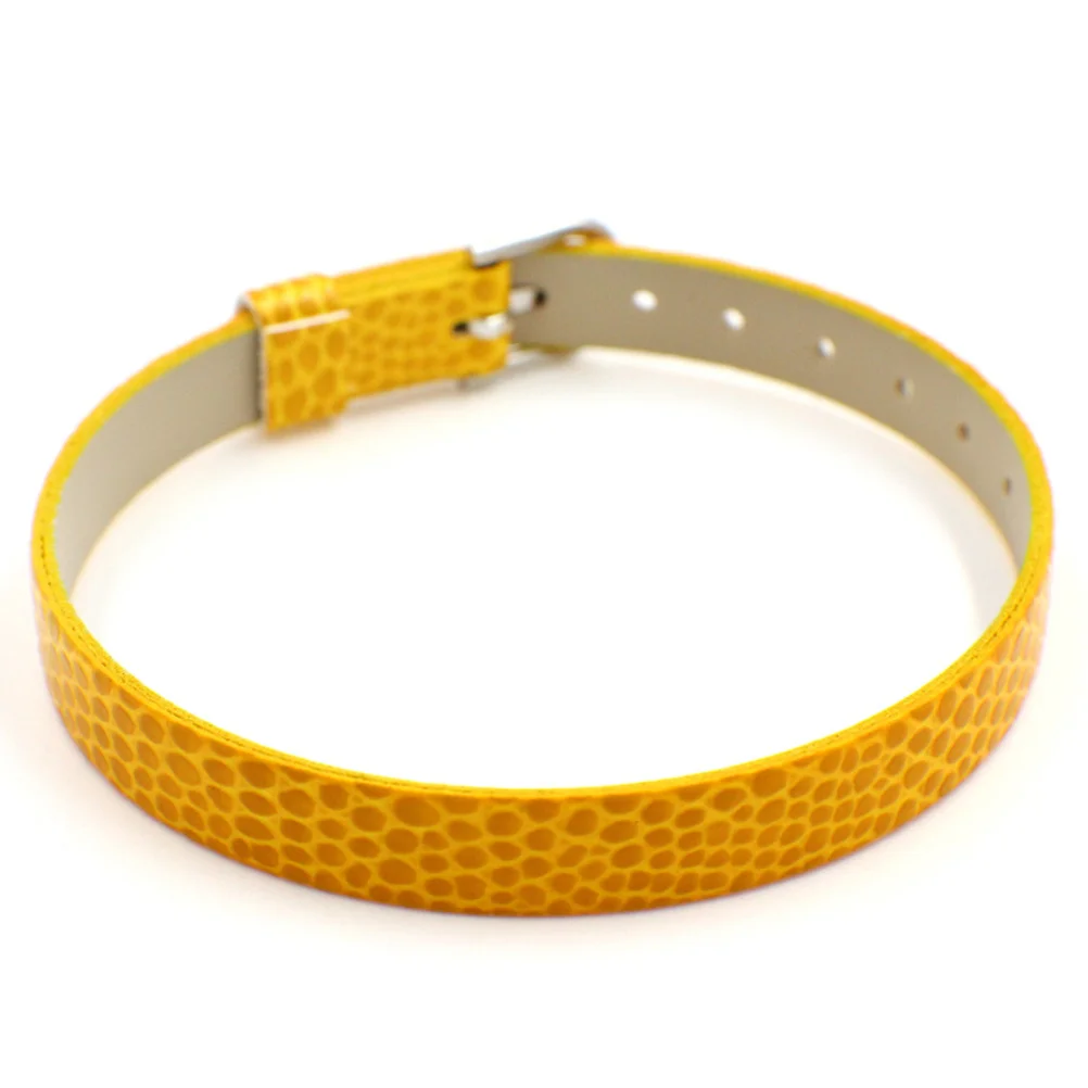 

14Pcs DIY Bracelet Strap Set PU Watchband for Fitness Tracker Ergonomic Design Comfortable Wear Replacement Band for Daily