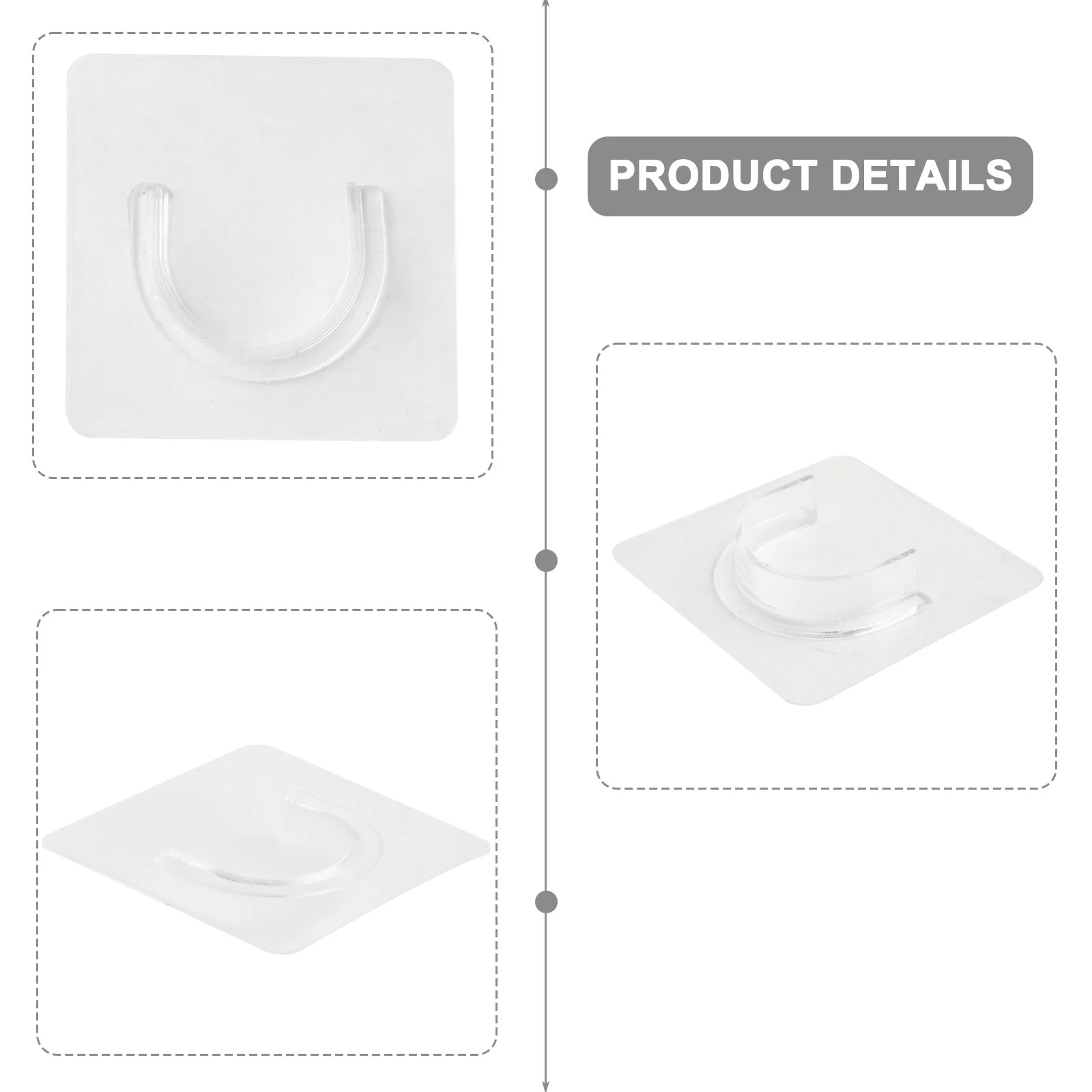 Adjustable Grip Rod Bracket Plastic Transparent Adjustable Grip Drill Holding Power Premium Plastic Specification