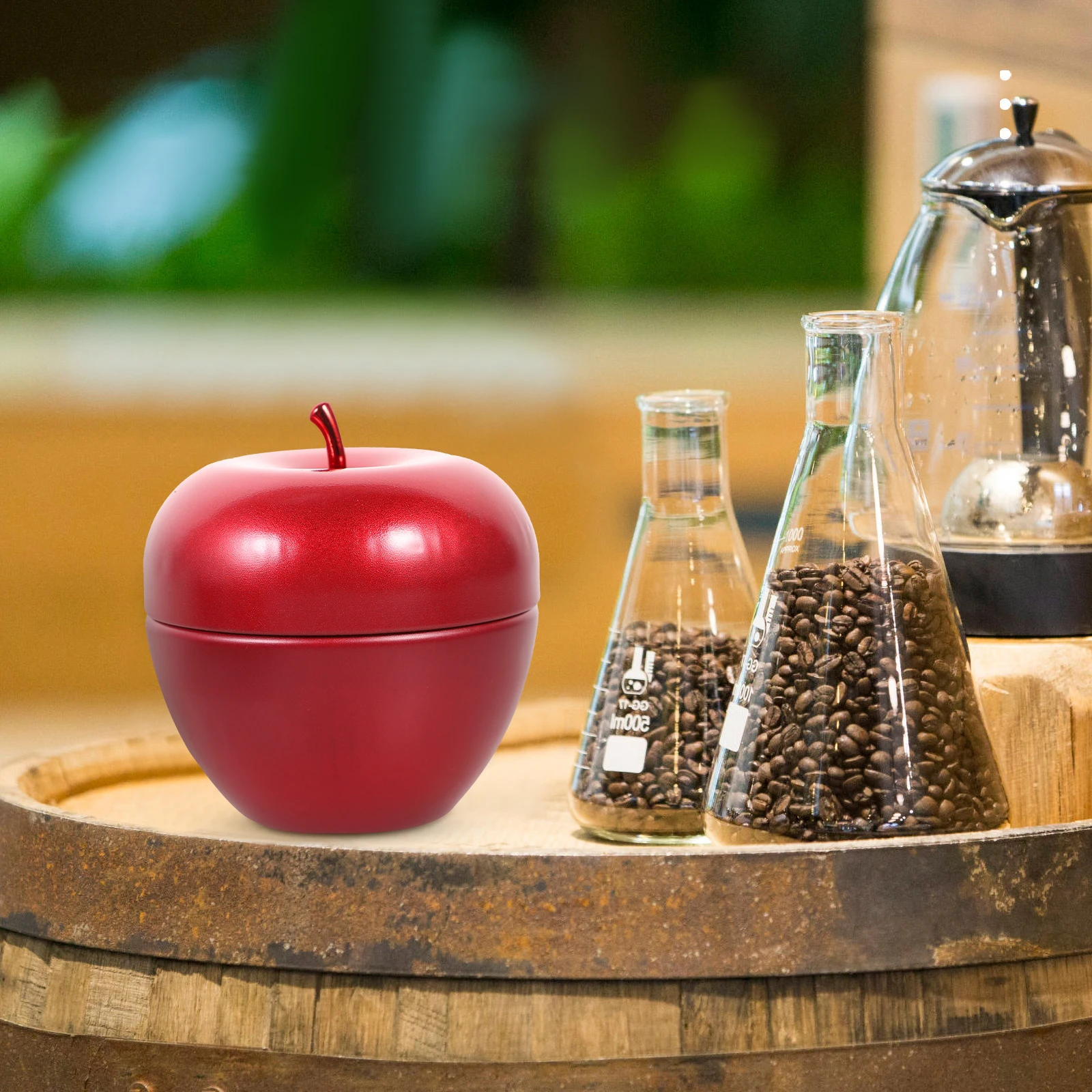 

4Pcs Portable Coffee Sealed Jar Tinplate Storage Can for Tea Beans Snack Spice Round Food Container Kitchen Use