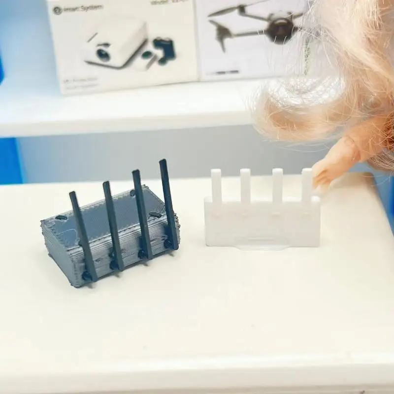 WiFi Router Miniature 1Pcs 1/12 Scale Perfect for Dollhouse Decorations