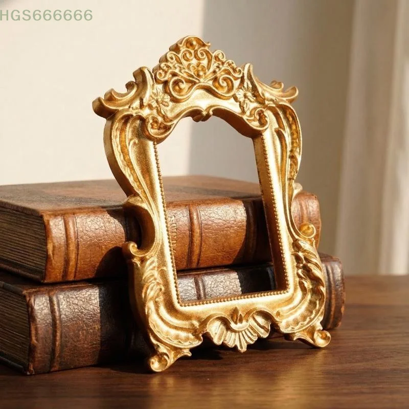 

Vintage Gold 3D Memory Display Frame DIY Shadow Box for Photo Collection Home Office Wall Decoration