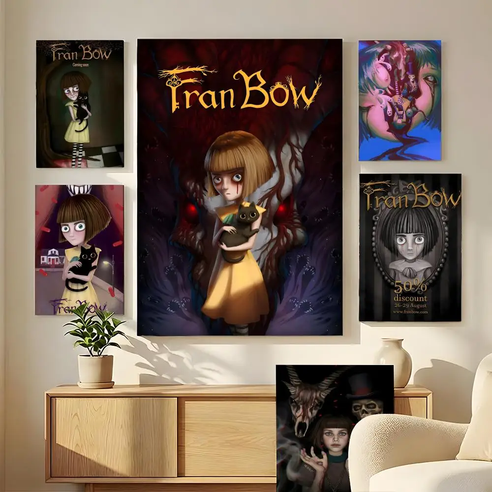 

Картина-калиграфия Fran Bow, HD-печать, на прочной раме, легко устанавливается, современный декор для дома.