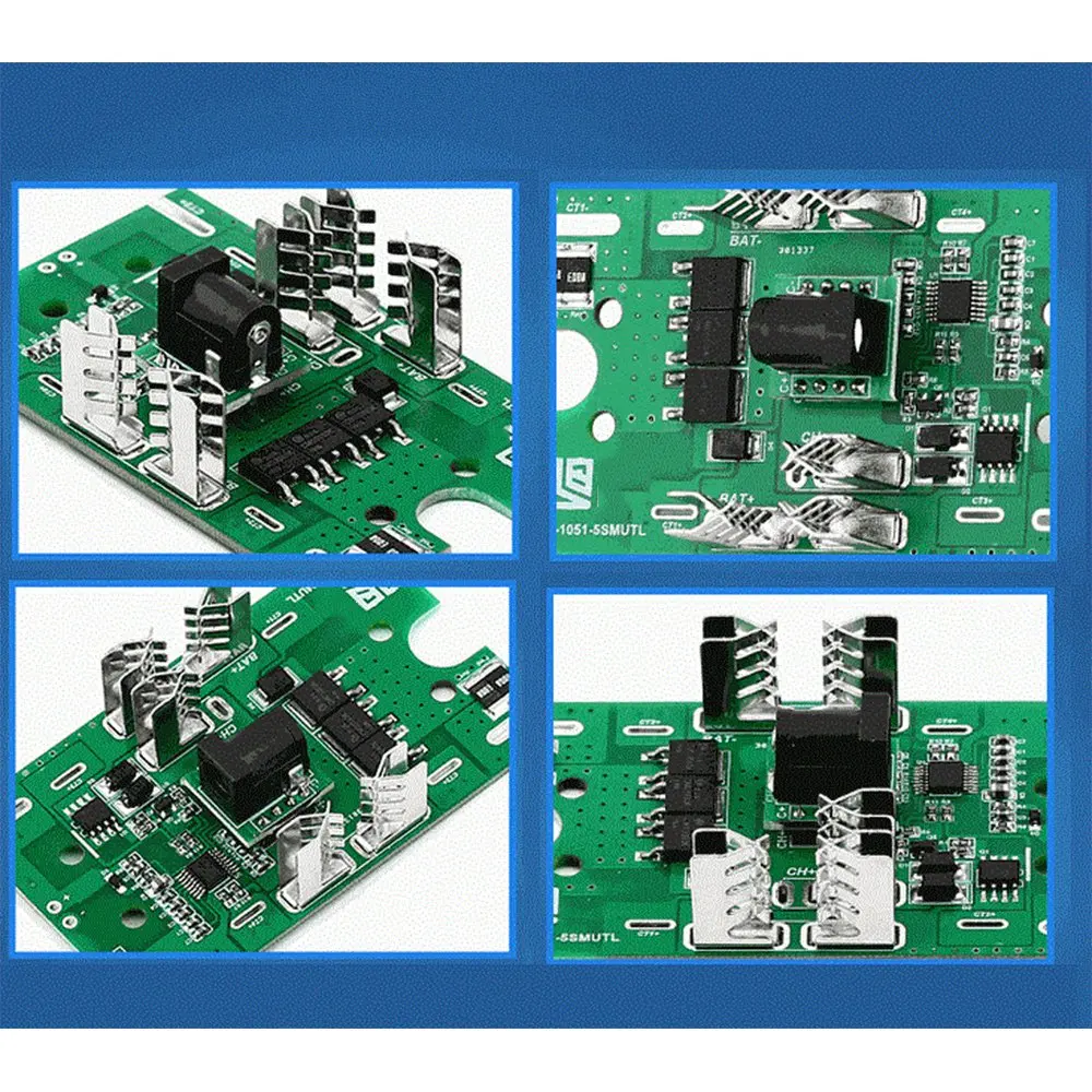 5S 21V 40A Li-Ion Lithium Battery Pack Charging Protection Board BMS Charger Protection Board for Makita