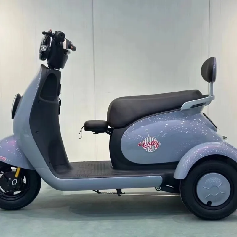 Haushalt Ältere Freizeit Kleine Behinderte Mobilität Roller Große Kapazität Korb 600 W High Power Erwachsene Fließende Elektrische Dreirad – Detail 3