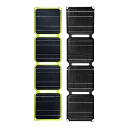 Folding Solar Panel Lightweight Waterproof Solar Generator USB Charging 40W for Travel Emergency Charging Outdoor Fishing Hiking