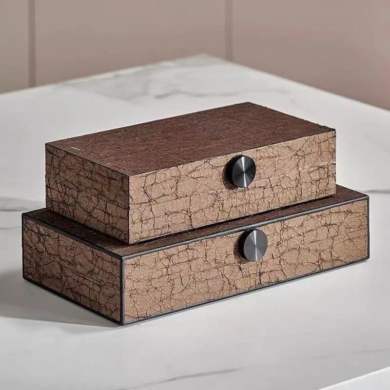 Retro Jewelry Box Luxury Creative Dustproof Jewelry Box Large Capacity Multifunctional Earrings Organizer Case Necklace Cases