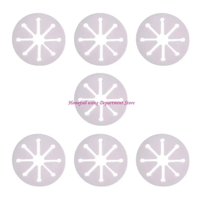 

Pack Of 7 Sock Clips for Efficient Laundry and Travel Packing PVC Sock Fasteners