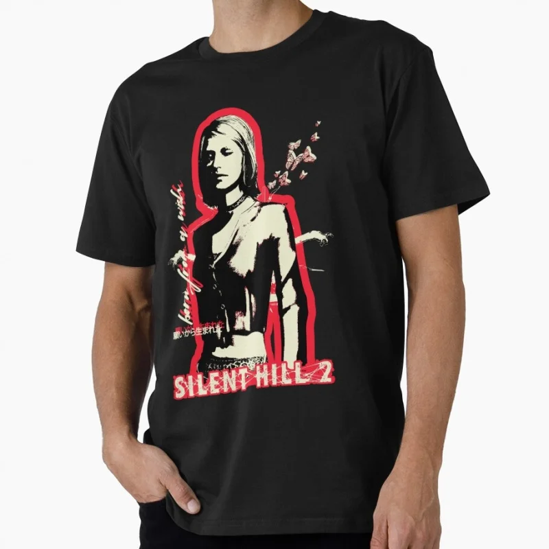 

Born From a Wish Silent Hill Horror Graphic Tee Unisex Short Sleeve Gift t Shirt 100% cotton printed Clothes All size tops