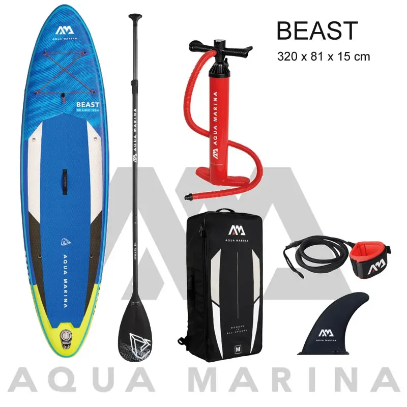 

AQUA MARINA surfboard BEAST inflatable SUP stand up paddle board surf kayak boat dinghy raft water sport