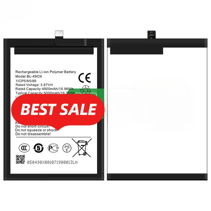 BL-49OX for Infinix Tecno Note 30i/Note 40S/Note 40 5G Phone Battery High Capacity Battery Replacement Bateria Grade A Cell