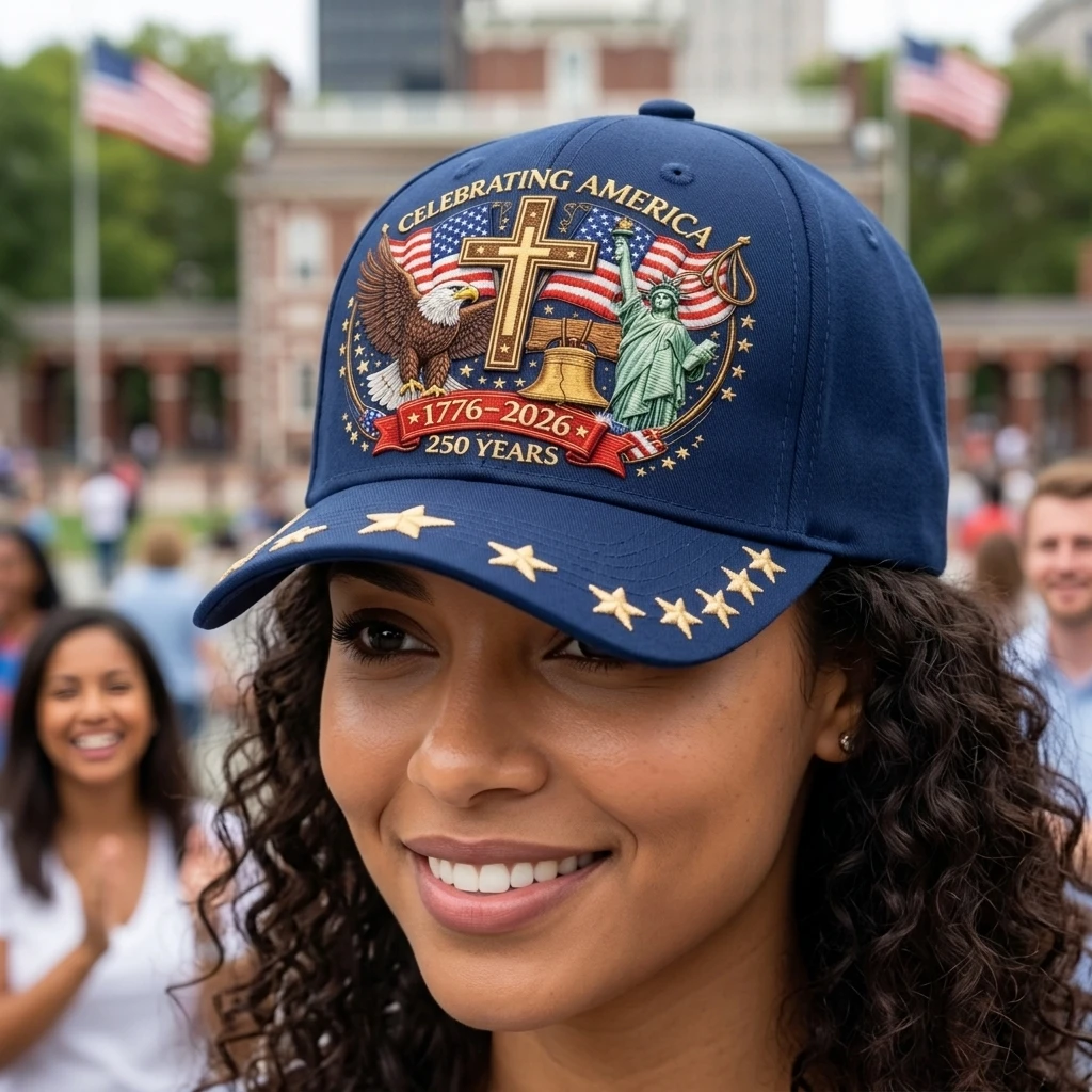 250 Years of Freedom Baseball Cap USA 1776-2026 Anniversary Hat Statue of Liberty Eagle Embroider Men Women Patriotic Party Gift