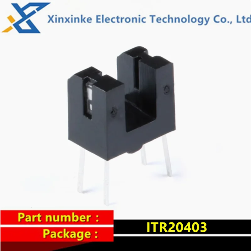 

20PCS ITR20403 Infrared Photoelectric Switch Photoelectric Sensor Channel-type Optocoupler