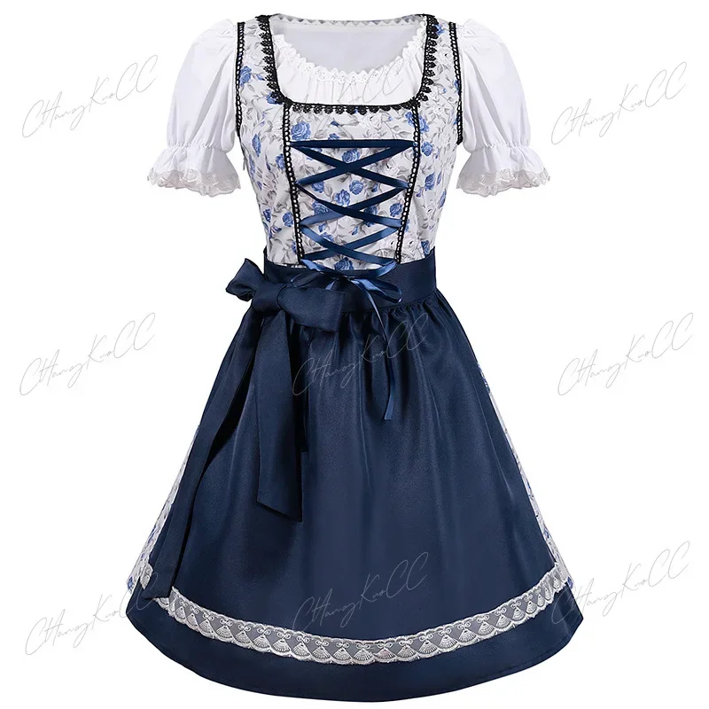 Dienst mädchen Outfit Cosplay Halloween Kostüm für Rollenspiele Erwachsene Frau Kleidung ein Stück Party Bier Kleid Karneval München