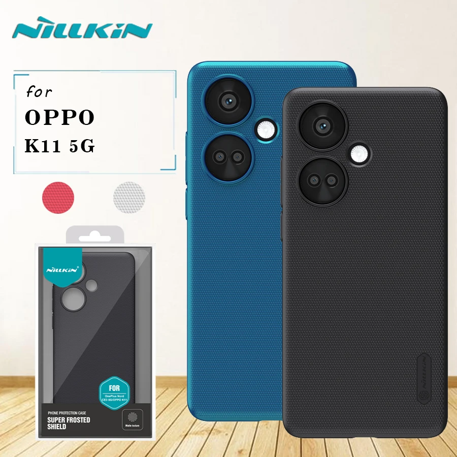

Для OPPO K11 5G чехол Nillkin Супер Матовый экран чехол противоударный ультратонкий задний Чехол из поликарбоната для OPPO K11 5G