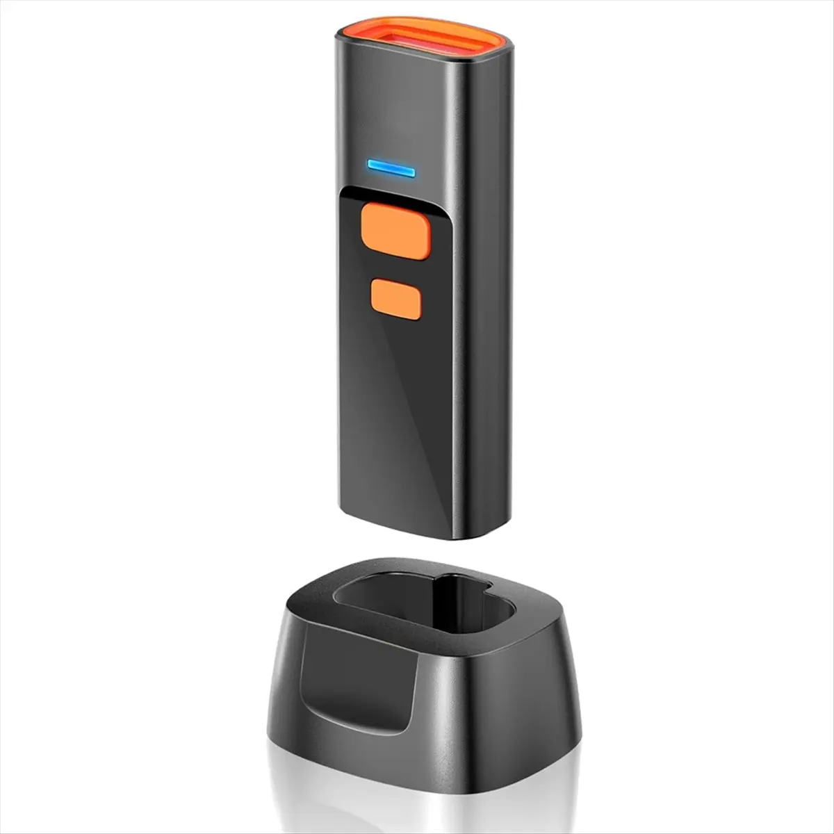 AC1462★♠◐BT 2D Barcode Reader with Charge Base for Mobile Phone Wireless Barcode Scanner Mini 1D 2D QR Bar Code Reader
