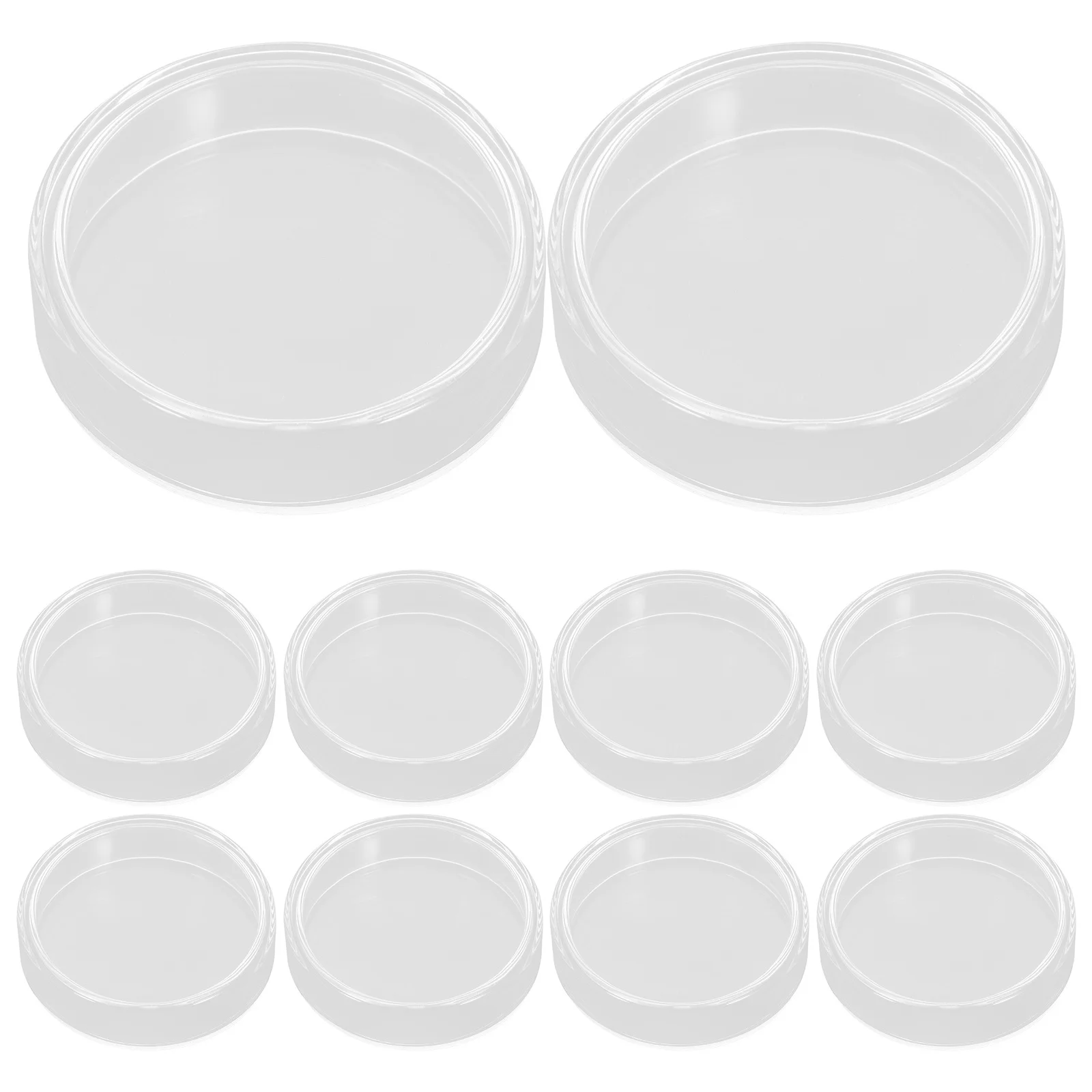 

10Pcs 60mm Borosilicate Glass Petri Dishes Laboratory Culture Plates Reusable Microbiological Cell Growth Glass Petri Dishes