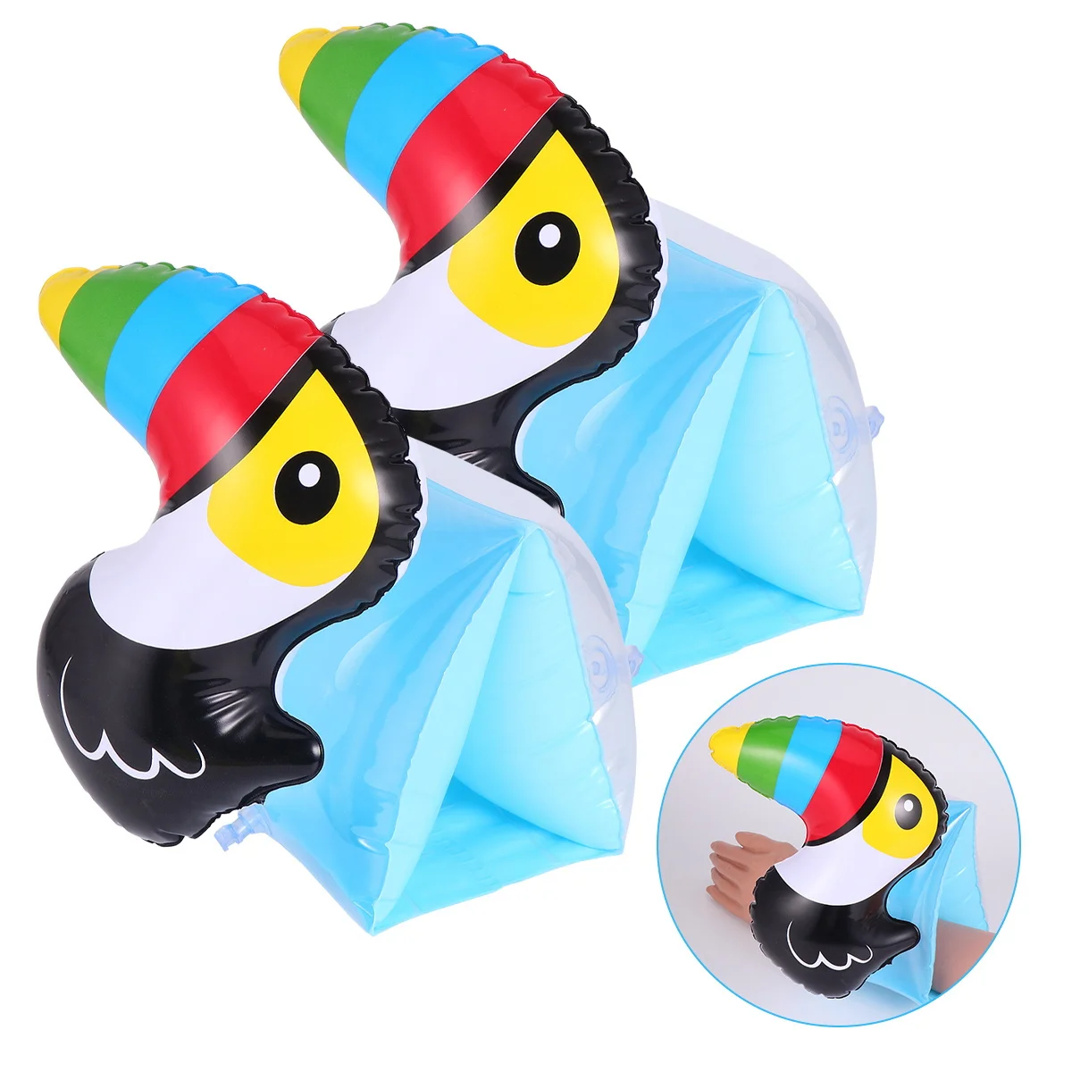 

1Pair Lovely Inflatable Arm Bands for Kids Swimming Tools Lightweight Compact Design Swimming Arm Bands Kids Water Accessory