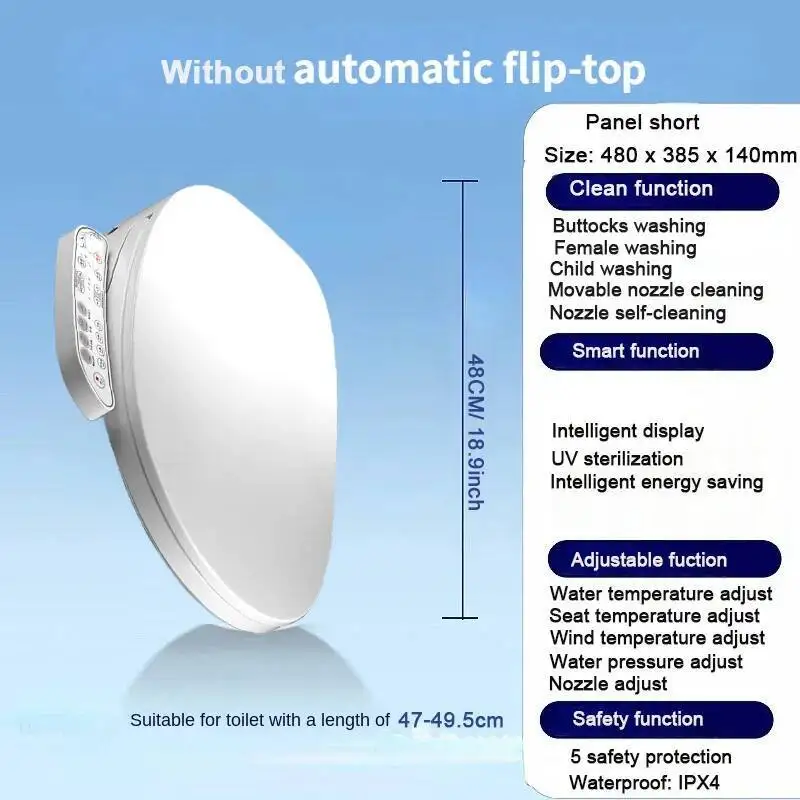 

Drying Electric Washing Japanese Smart Toilet Seat Lid