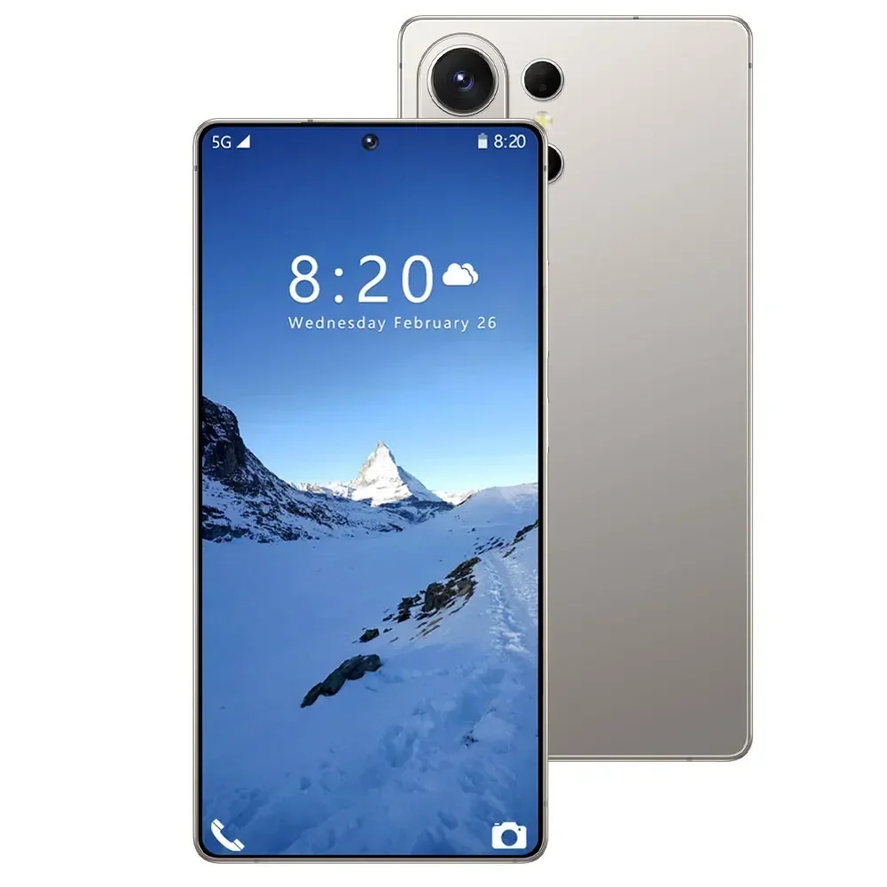 K-Touch Mobiele Telefoons C27 Ultra 7,3 Inch Smartphone Android 15 Mobiele Telefoon 5G Dual SIM 16+48MP Camera 7800mAh Batterij Gezichtsontgrendeling WIFI GPS Mobiele Telefoons