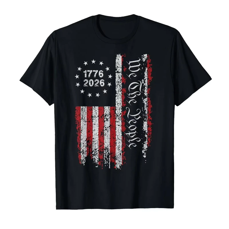 Men 100% Cotton Vintage Hip-Hop Graphic T-shirt Y2k Breathable Couple Short Sleeve, UPS/FEDEX Air, 3-5Day Delivery