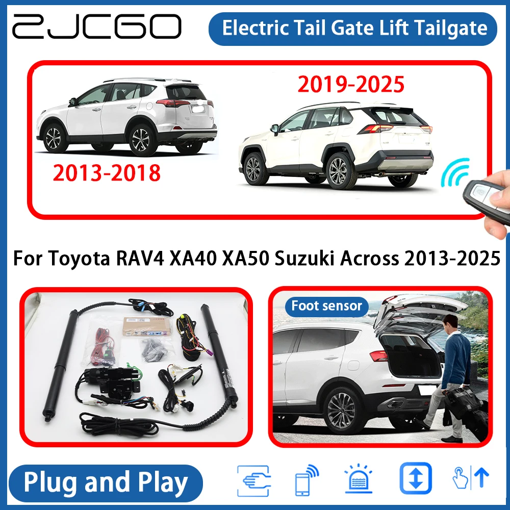 لتويوتا RAV4 XA40 XA50 سوزوكي عبر 2013-2025 بالطاقة الباب الخلفي قوة رفع الباب الكهربائي الذيل بوابة رفع نظام المساعدة #1