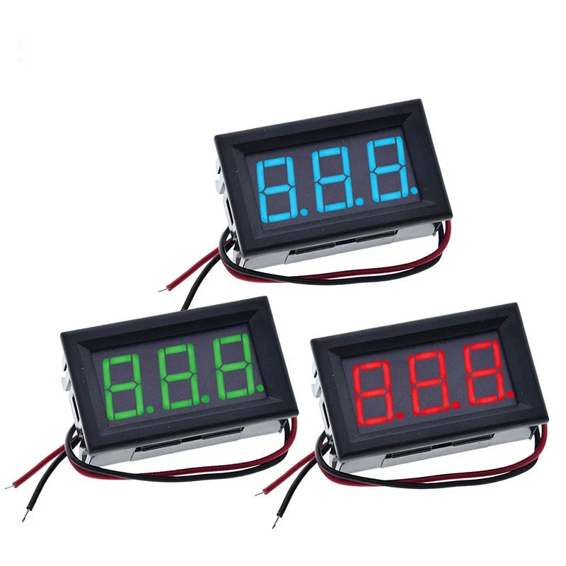 

0.56-inch 2-wire DC voltage meter head DC4.5V-30.0V digital voltage meter head digital tube digital display meter head