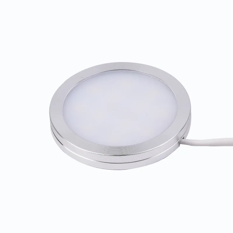 Imagem -02 - Mini Led Circular Teto Luz Dimmable Spotlight Superfície Montada Circular Exhibition Cabinet Lamp Ultrafinos Usb 5v 10w mm