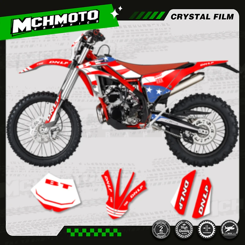 MCHMFG Motorcycle Team Motorcycle Decal Stickers For Beta Xtrainer 2015-2019 2015 2016 2017 2018 2019 250 300 350 -010