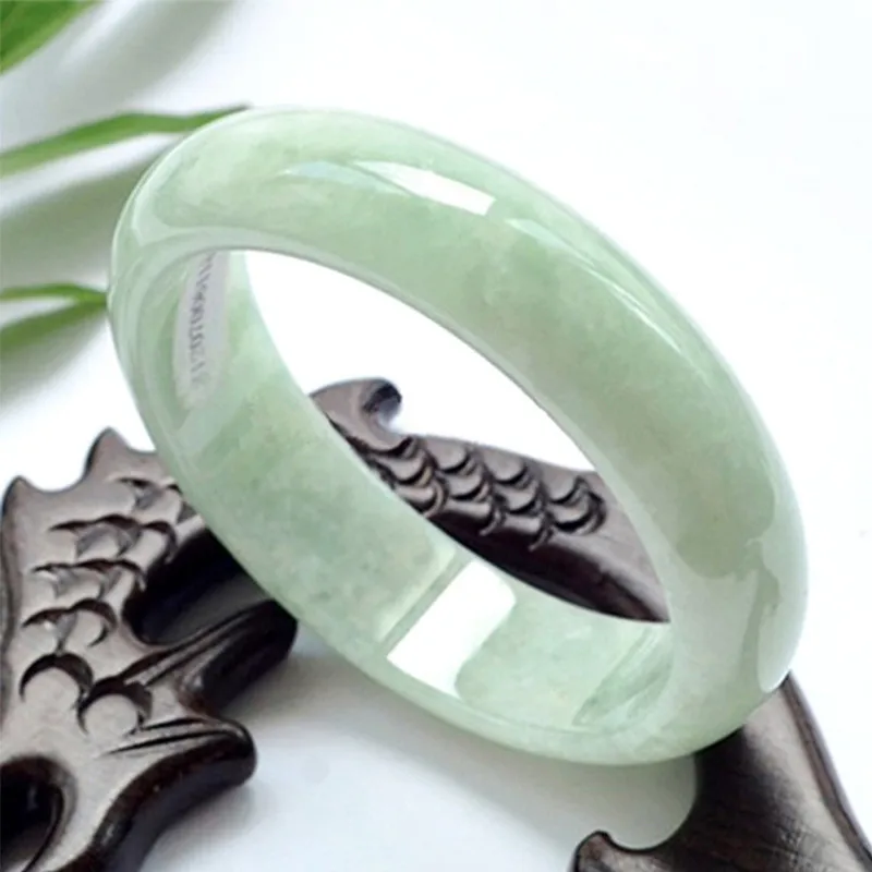 Factory Wholesale Myanmar JadeAGoods Jade Bracelet Women's, Green Floating Flowers Guizhou Cui Jade Bracelet Jade Jadeware Suppl