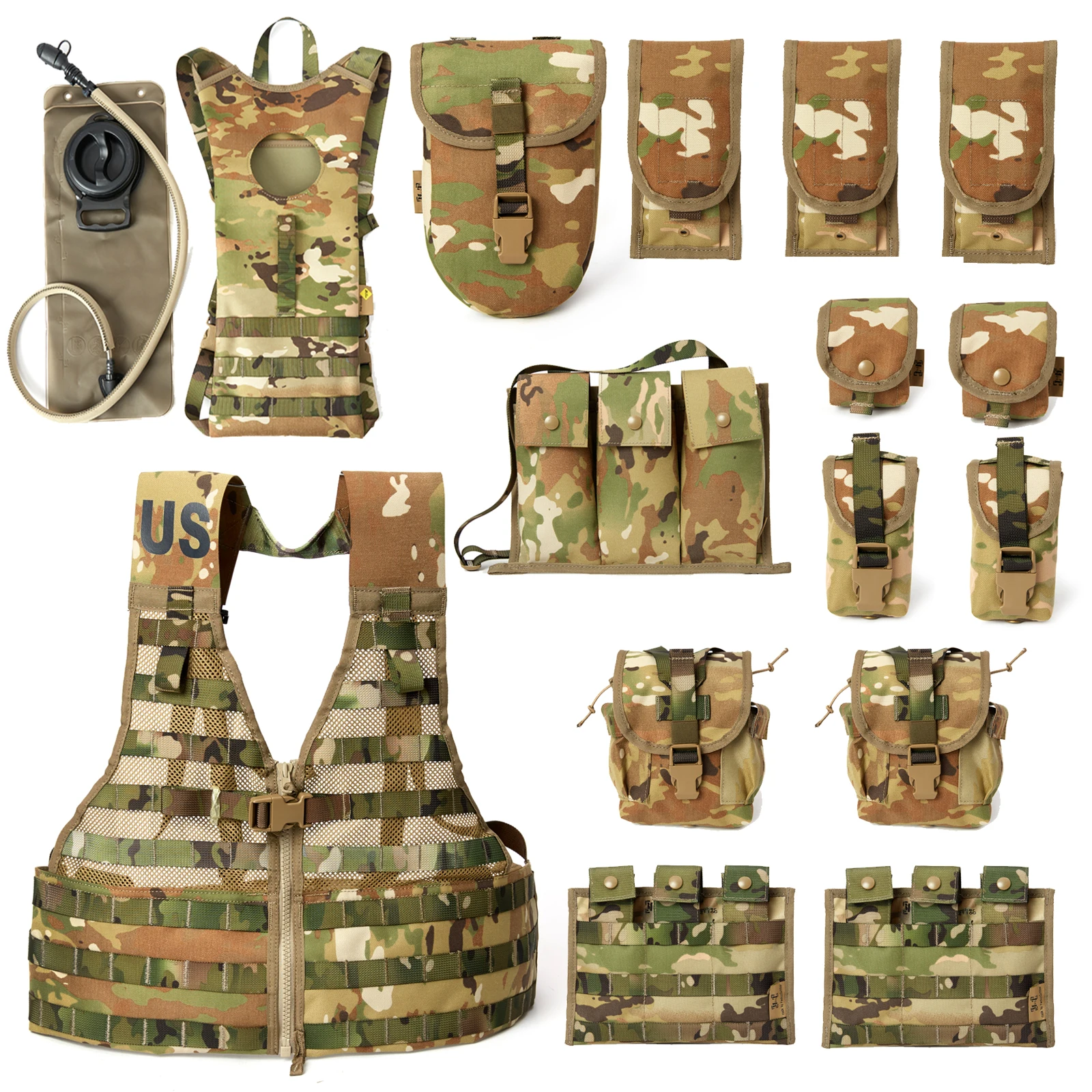 MT ミリタリー MOLLE 2 アーミー ベスト タクティカル ライフルマン 