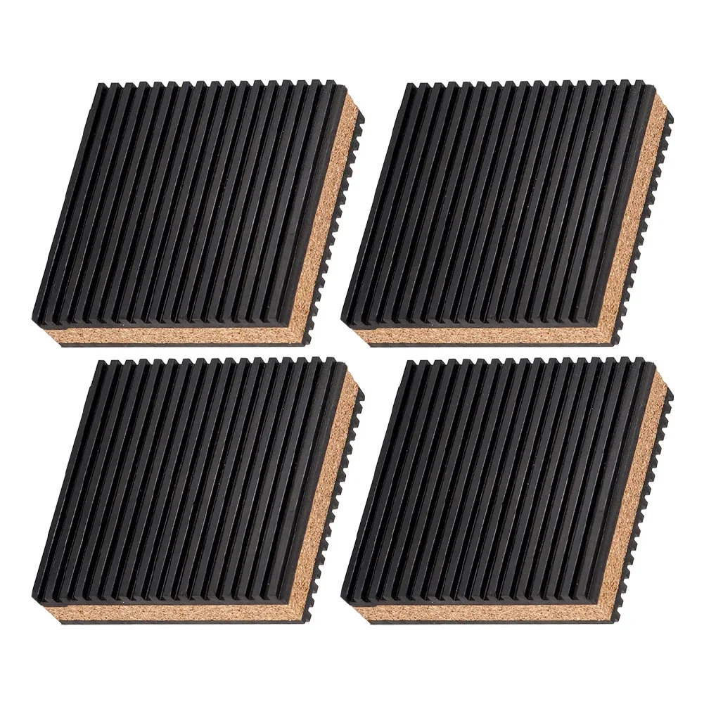 

Rubber Cork Mats Set of 4 for Enhanced Durability and Shock Absorption in Industrial and Household Applications