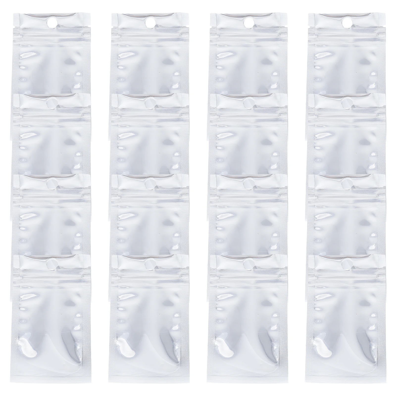 

200 Pcs Pill Storage Bag Self Sealing Waterproof Transparent Aluminum Resealable Packets for Travel Medication