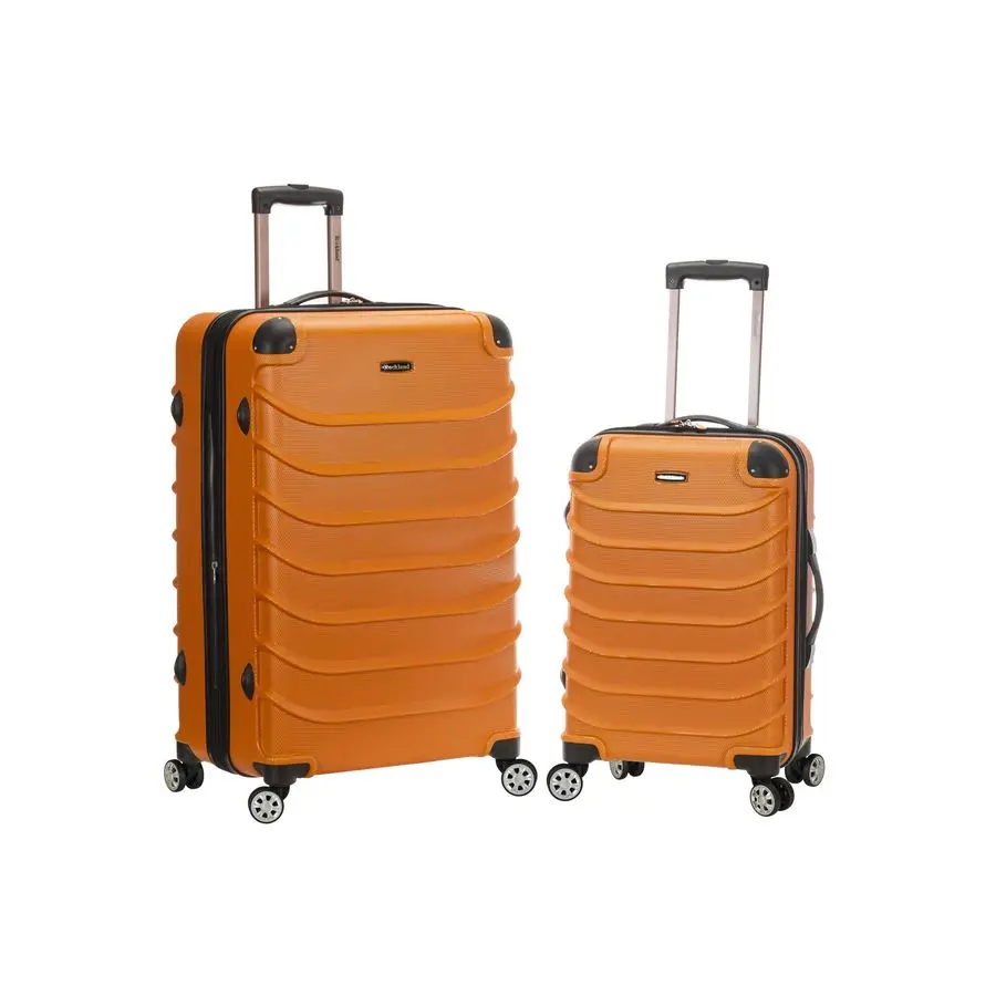 

Hardside 2Piece Expandable Spinner Luggage Set, Orange, 2Piece Set 20 28