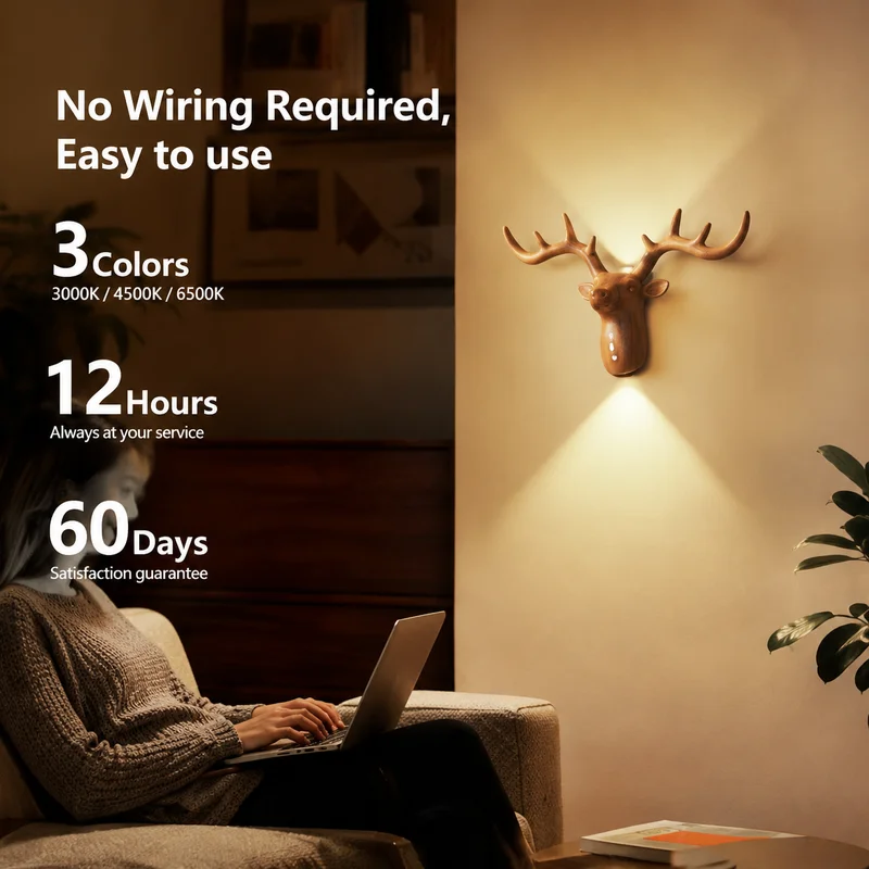 LED Motion Sensor Wall Light,  - Ambient Lighting Decor For Room ulasan dan harga